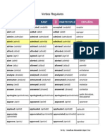 Regular, Irregular and Phrasal Verbs (A)