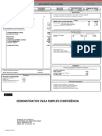 Demonstrativo para Simples Conferência: Santander Flex Nacional