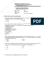 Soal UAS 1 Fisika Kls XI 2012-2013