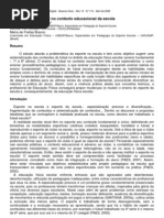 A Pedagogia Do Futsal No Contexto Educacional Da Escola