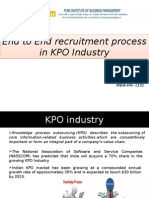 Recruitment Process in KPO Industry