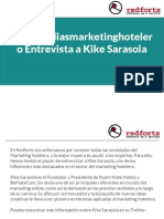 #Tendendiasmarketinghotelero Entrevista A Kike Sarasola
