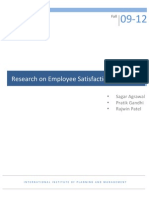 Employee Satisfaction Report