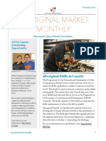 Aboriginal Market Monthly Newsletter - November 2015