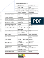 Appointments 2015 PDF
