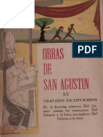 AGUSTÍN DE HIPONA - Obras completas, XV. Escritos bíblicos (1.º). Tratados escriturarios (BAC, Madrid, 1957)