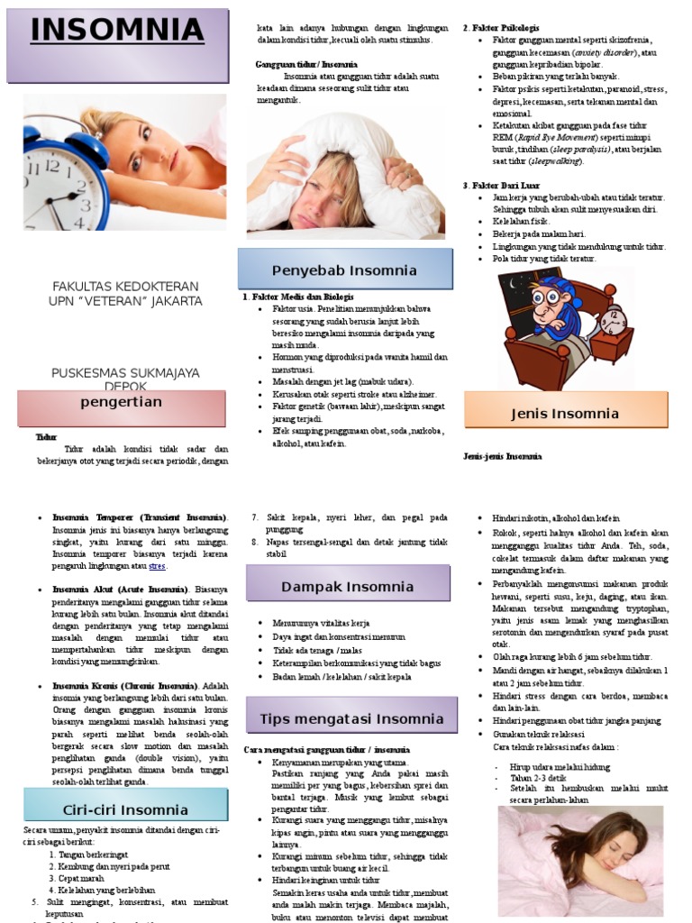 Leaflet Penyuluhan Insomnia Pdf