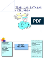 Batasan Dokter Keluarga