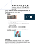 Conectores  SATA y IDE