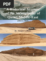 A Historical Account of the Stratigraphy of Qatar, Middle-East (1816 to 2015)