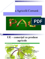 Seminar 3. Politica Agricolă Comună