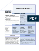 Curriculum Vitae Victor Rodriguez