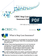 CREC Stop Loss Captive Insurance Initiative