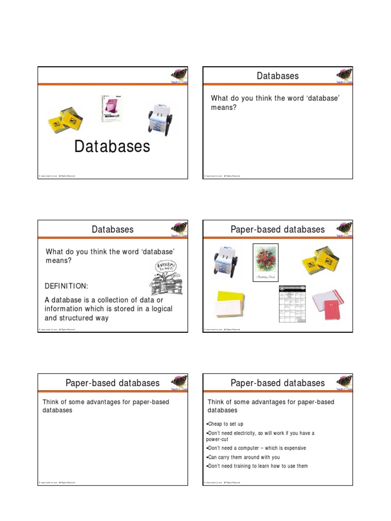 Databases Ppt Databases Data Management