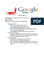 Google Workshop Agenda