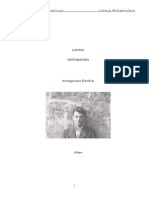 Ludwig Wittgenstein - Investigaciones Filosoficas Fragmentos