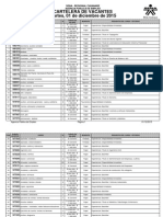 Cartelera de Vacantes Martes 01 de Diciembre