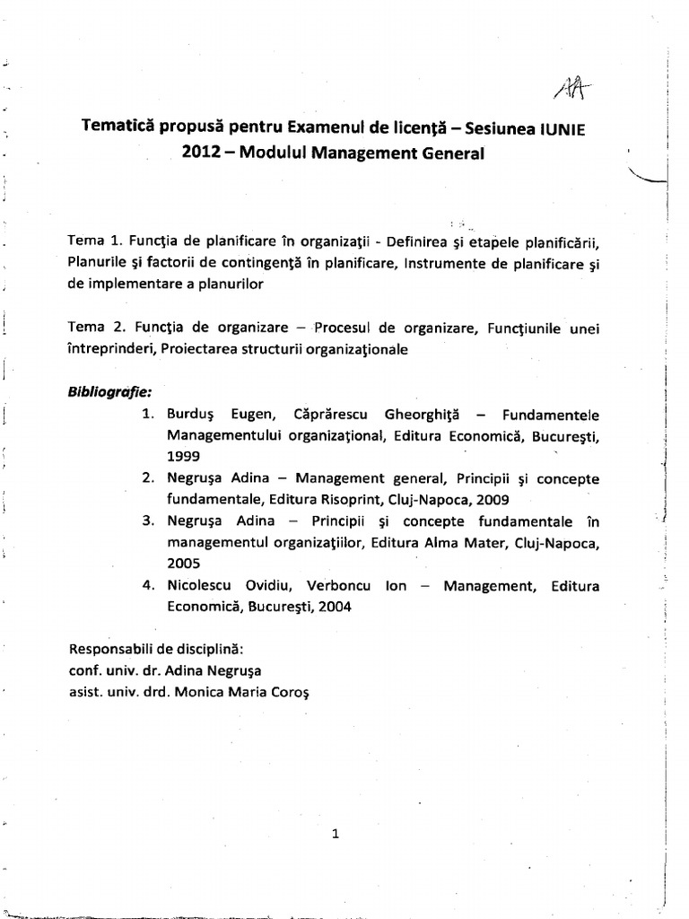 Management General | PDF