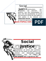 Social Justice: Salus Populi Est Suprema Lex