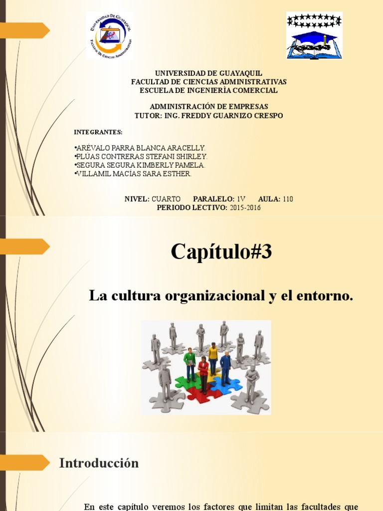 Grupo1 La Cultura Organizacional y Su Entorno Toma de