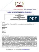 Miedo Escenico PDF