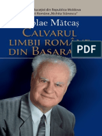 Calvarul Limbii Romane Din Basarabia