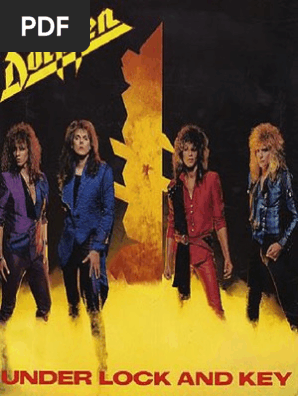 Dokken UNDER LOCK AND KEY 楽譜 DOKKEN UNDER LOCK AND KEY スコア 楽譜