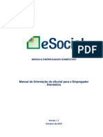 Manual ESocial Empregador Domestico 1 Versao 1.1