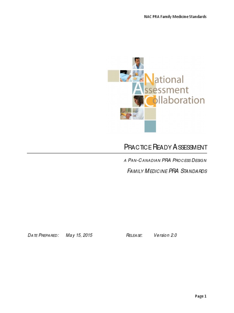 NAC PRA Family Medicine Standards Guide | PDF | General Practitioner ...