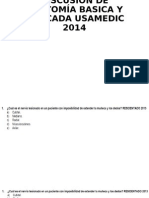 Discusión de Anatomía Basica y Aplicada Usamedic 2014