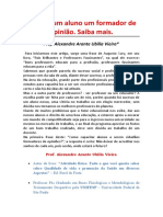 Como capacitar alunos a serem cidadãos formadores de opiniões?