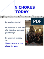 chorus flyer