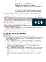 Property I Outline