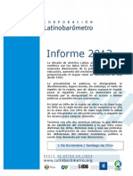 Informe Latinobarómetro 2013