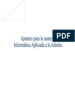 Apuntes de Inf. Aplicada A Admón.