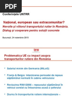 Conferințele UNTRR Bucuresti 2015