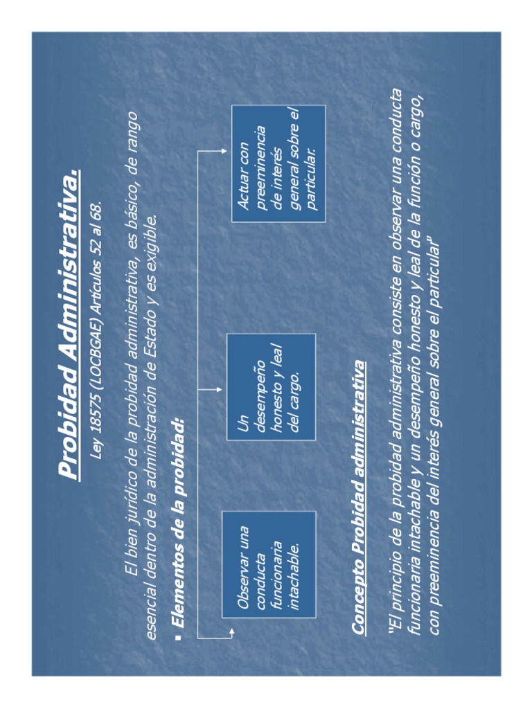 Probidad Administrativa Ppt Modo De Compatibilidad Copia 2 Pdf