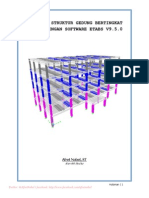 Analisis Struktur Gedung Bertingkat Rendah Dengan Software Etabs v9