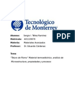 Investigación Final Teluro de Plomo - ITESM