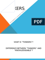 Thinkers - Leadership Activity 2