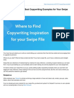 9 Places To Find The Best Copywriting Examples For Your Swipe File