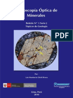 Microscopía Optica de Minerales%3b 2010