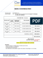 Confirmation Fourth Call