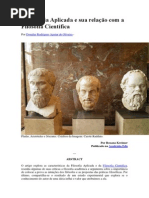 A Filosofia Aplicada e Sua Relação Com a Filosofia Científica