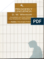 Winnicott, Donald - Deprivaci¢n y delincuencia