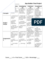 App Final Project Rubric