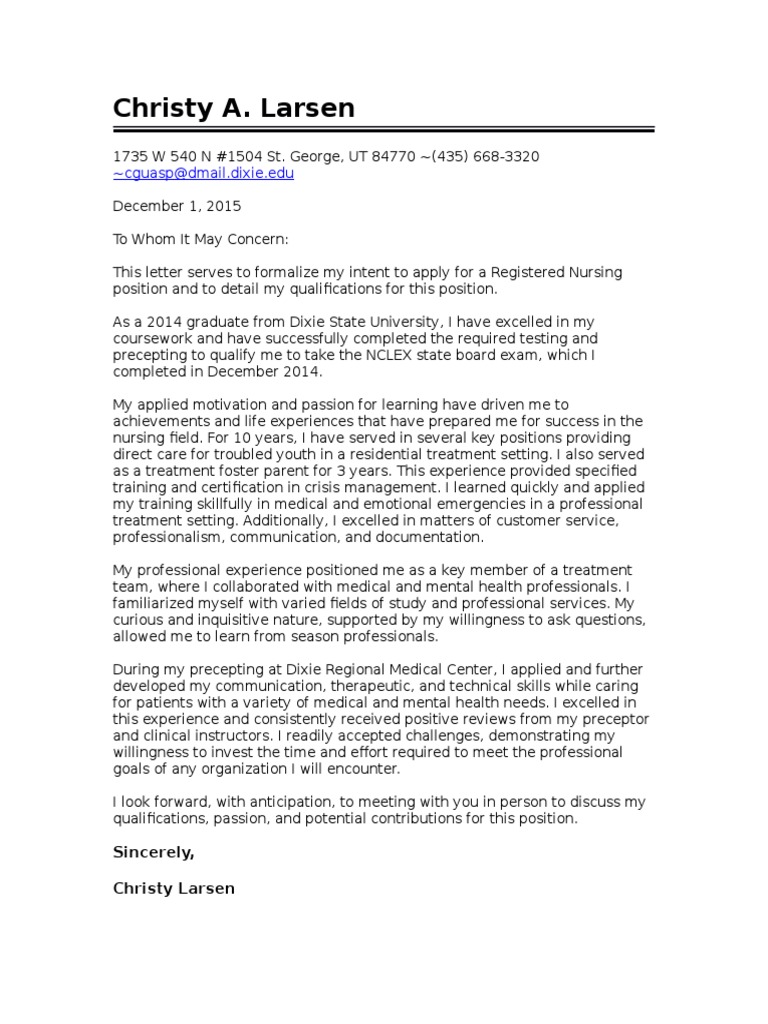 CL Cover Letter | PDF | Self-Improvement