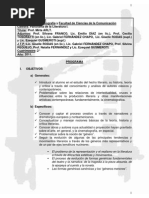 Panorama de La Literatura I 2011