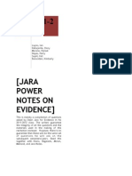 Jara 2012 Evid Power Notes PDF