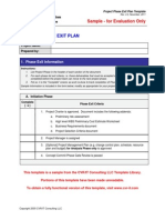 XPhase Exit Plan Template PDF
